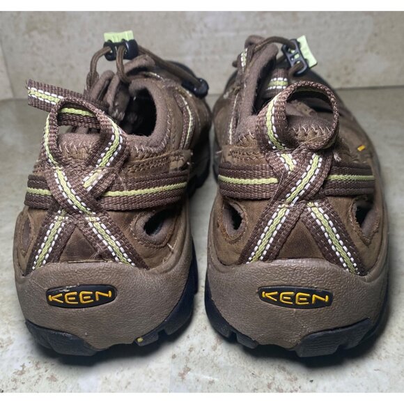 Keen Waterproof Hiking Sandals Brown Suede Durable Camping Outdoor Gorpcore - Picture 3 of 8